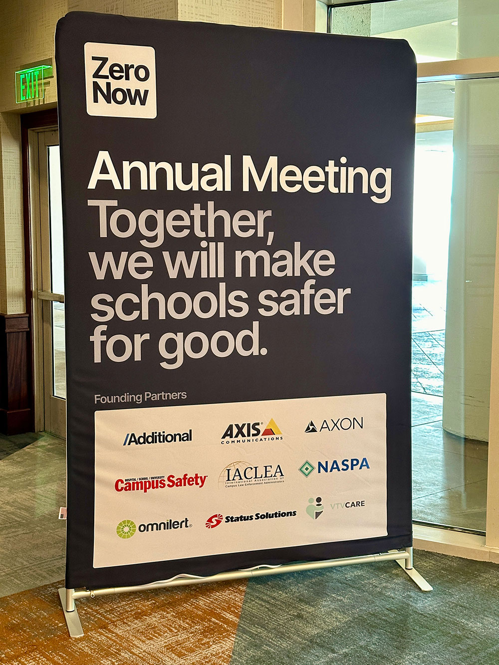 ZeroNow Hosts Annual Meeting at 2024 Campus Safety Conference, slide 2